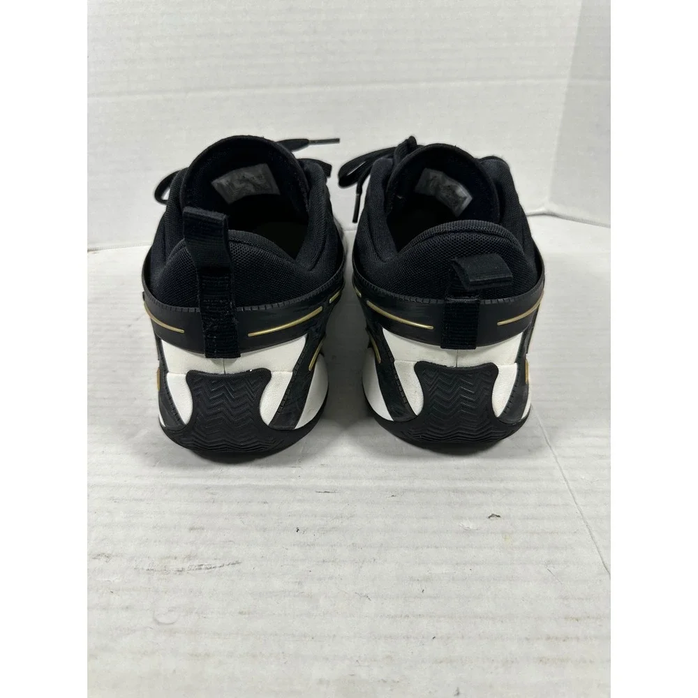 Jordan Heir Series 1 Black White Metallic Gold Basketball Shoes FQ3858-007 M: 12